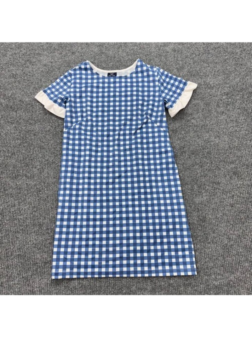 Sailor Sailor Coco Dress Blue Gingham Preppy Short Sleeve Shift Womens sz Medium